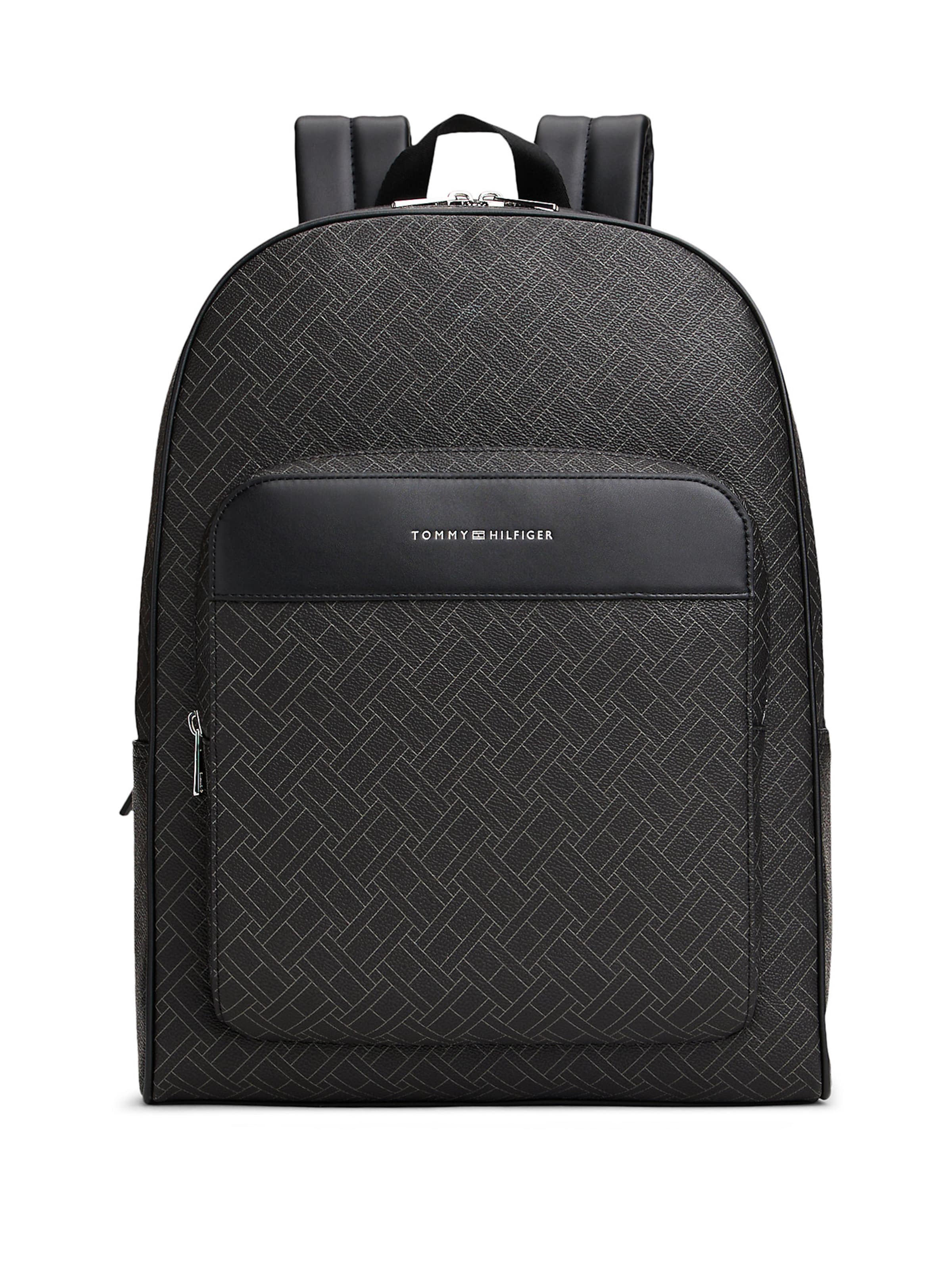 TOMMY HILFIGER Backpack in Black: front