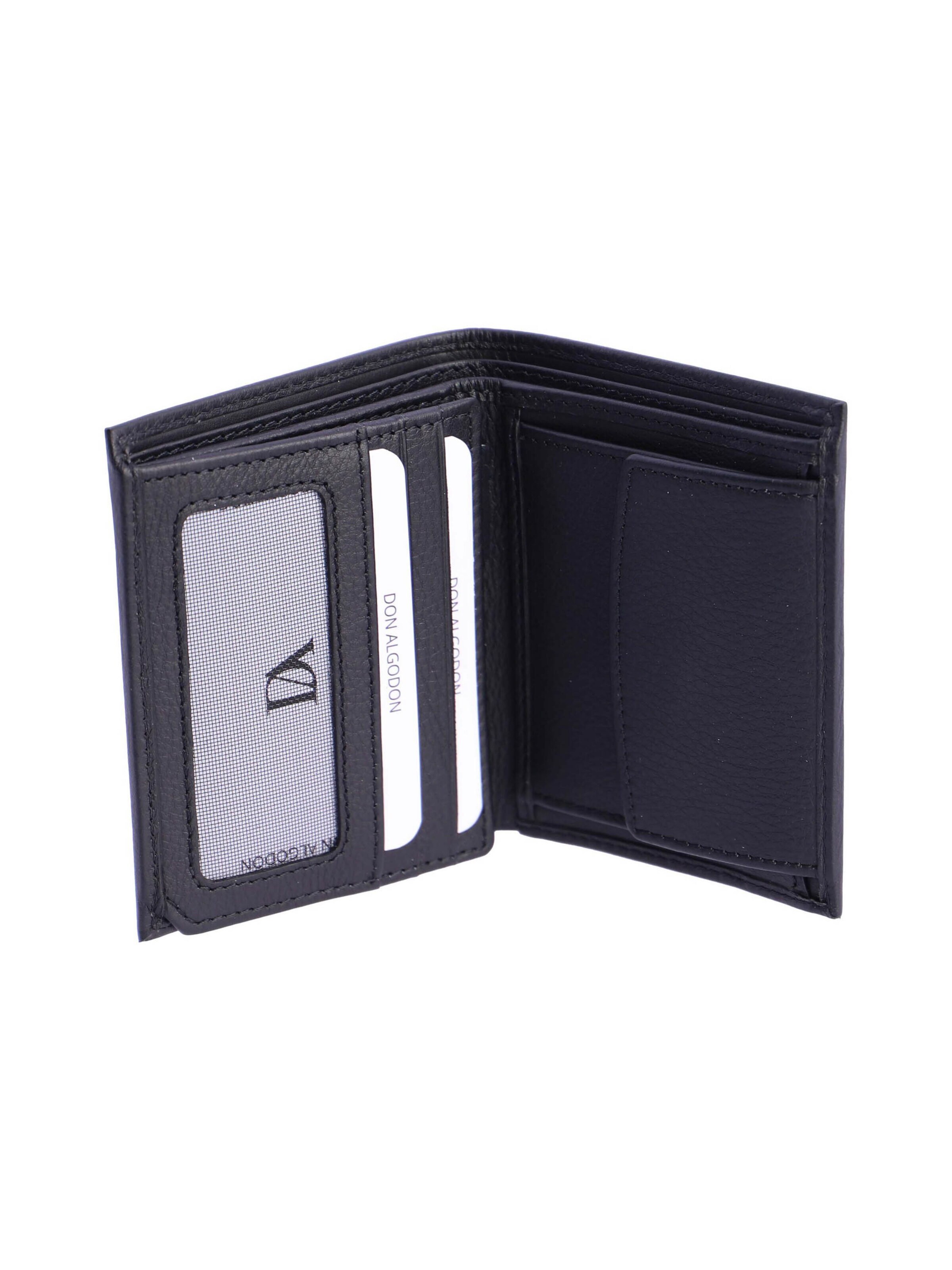 Don Algodon - Cartera 'Cartera para hombre Matteo de piel con protección RFID' en negro