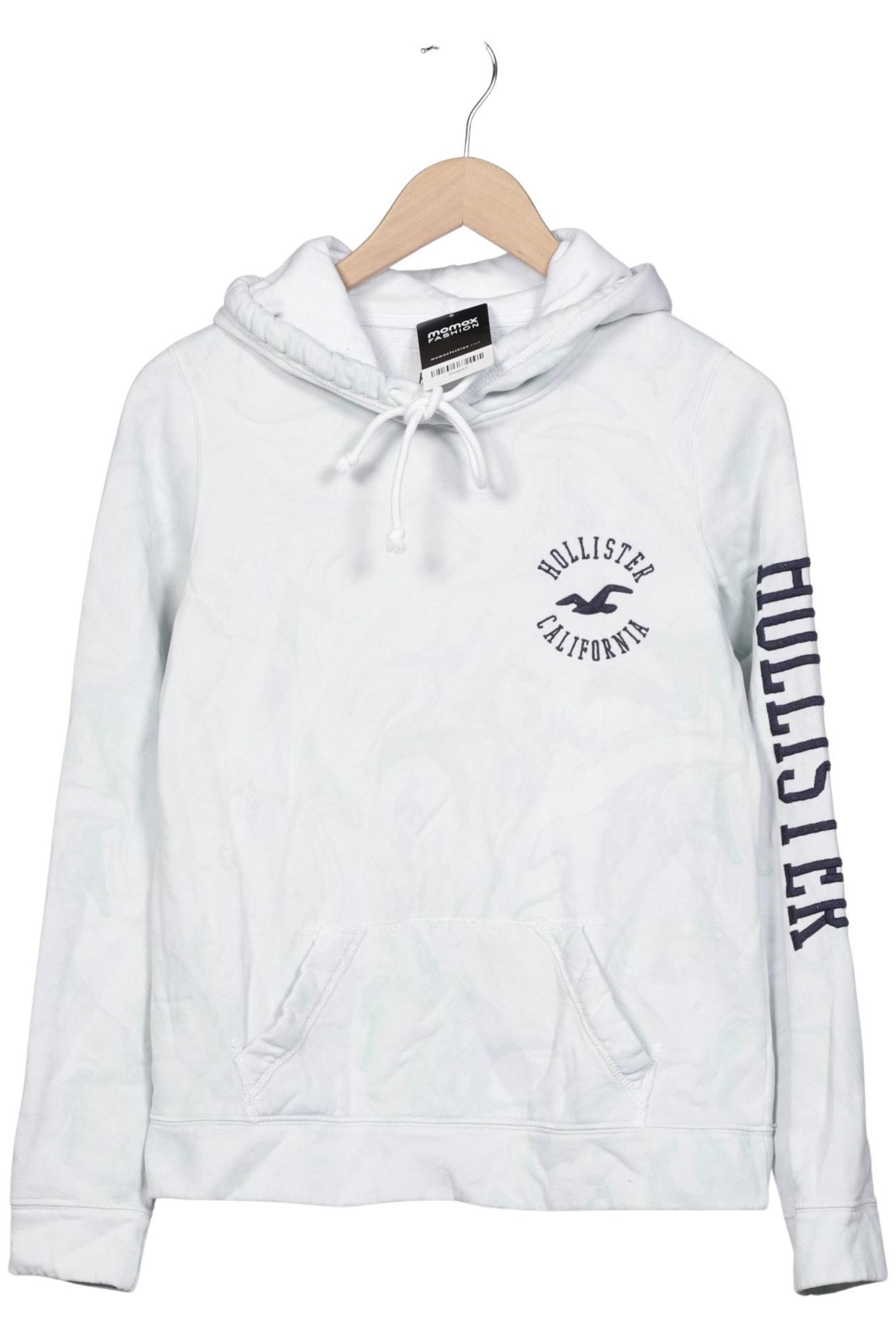 HOLLISTER Sweatshirt & Zip-Up Hoodie in S in Green: front