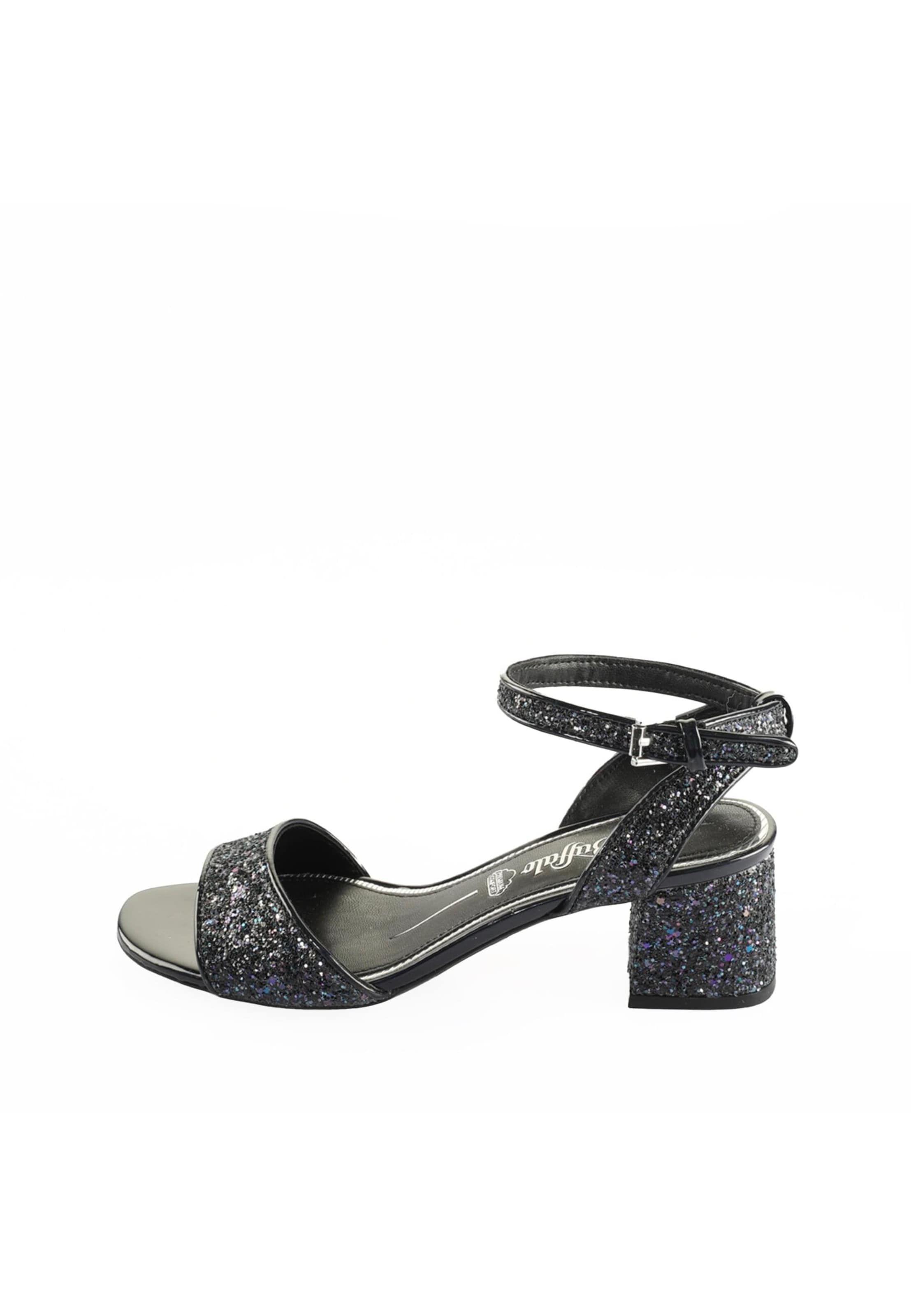 BUFFALO Strap sandal 'Rainelle' in Black: front