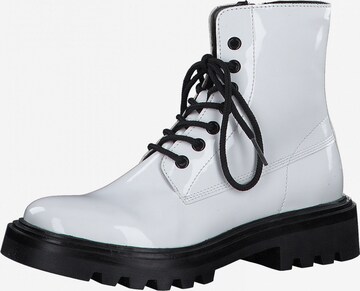 TAMARIS - Botines con cordones en blanco: frente