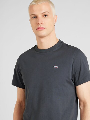 Tommy Jeans Regularny krój Koszulka w kolorze szary