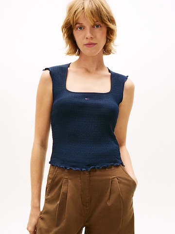 Tommy Jeans Top in Blauw: voorkant