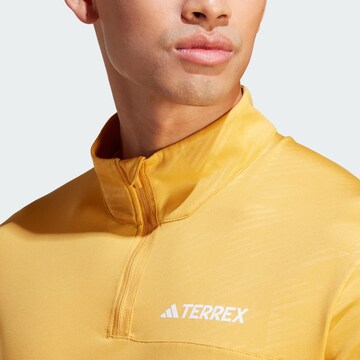 ADIDAS TERREX Performance Shirt 'Multi' in Yellow