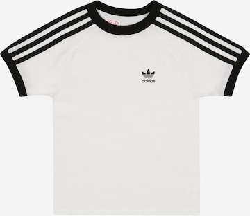 ADIDAS ORIGINALS - Camiseta 'Adicolor 3-Stripes' en blanco: frente