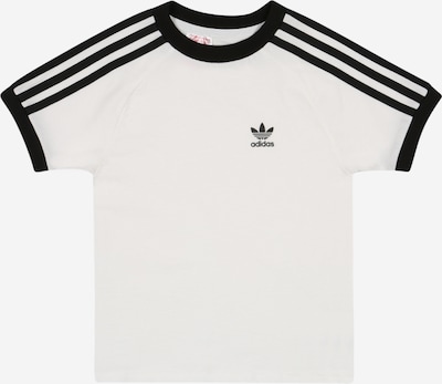 ADIDAS ORIGINALS Shirt 'Adicolor 3-Stripes' in de kleur Zwart / Wit, Productweergave