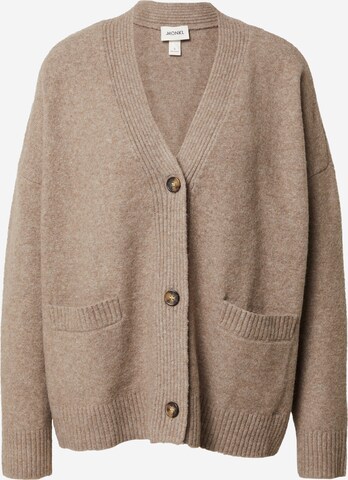 Monki Cardigan i beige: forside