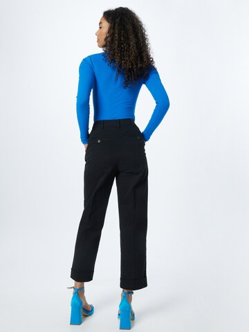 Sisley Regular Pleated Pants in Black