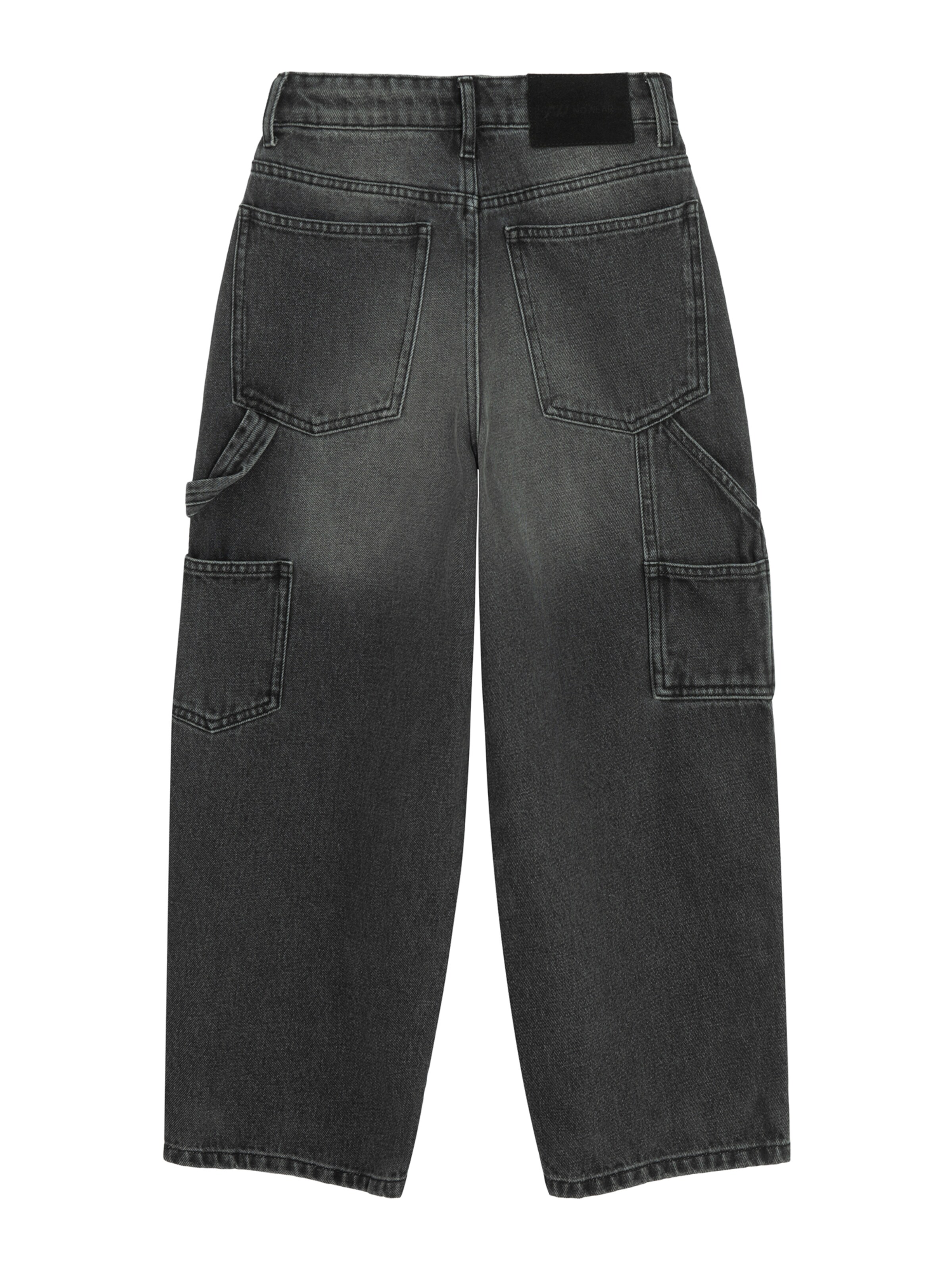 NoWear Baggy Jeans in Black: back