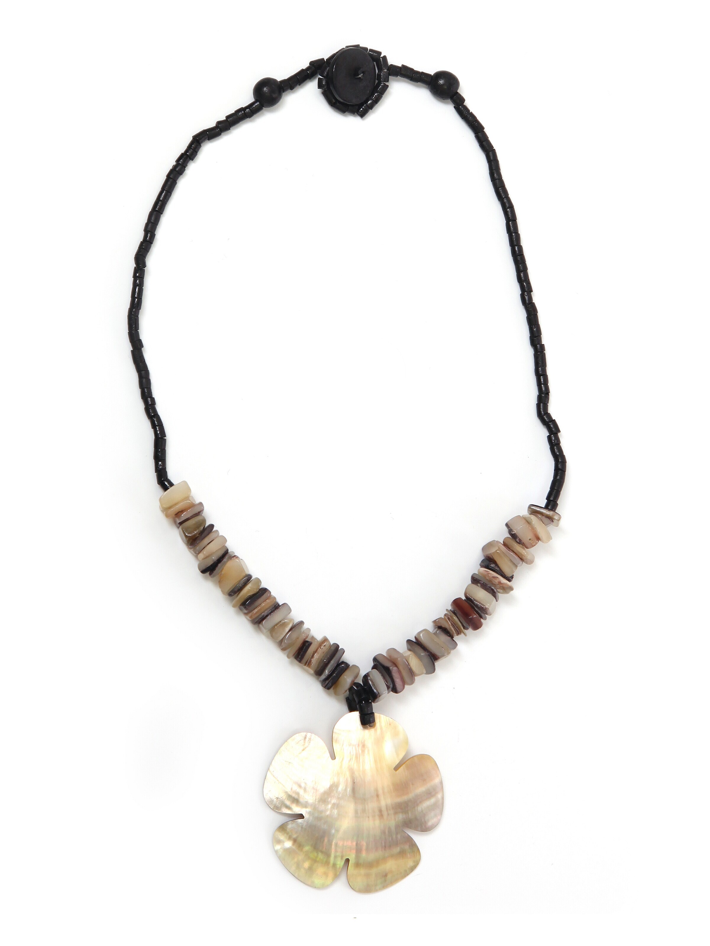 COLLEZIONE ALESSANDRO Necklace 'Kay' in Black