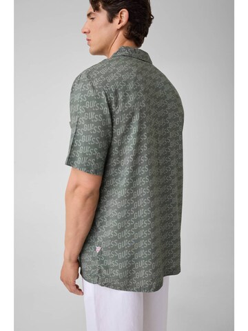 GUESS Regular Fit Hemd in Grün