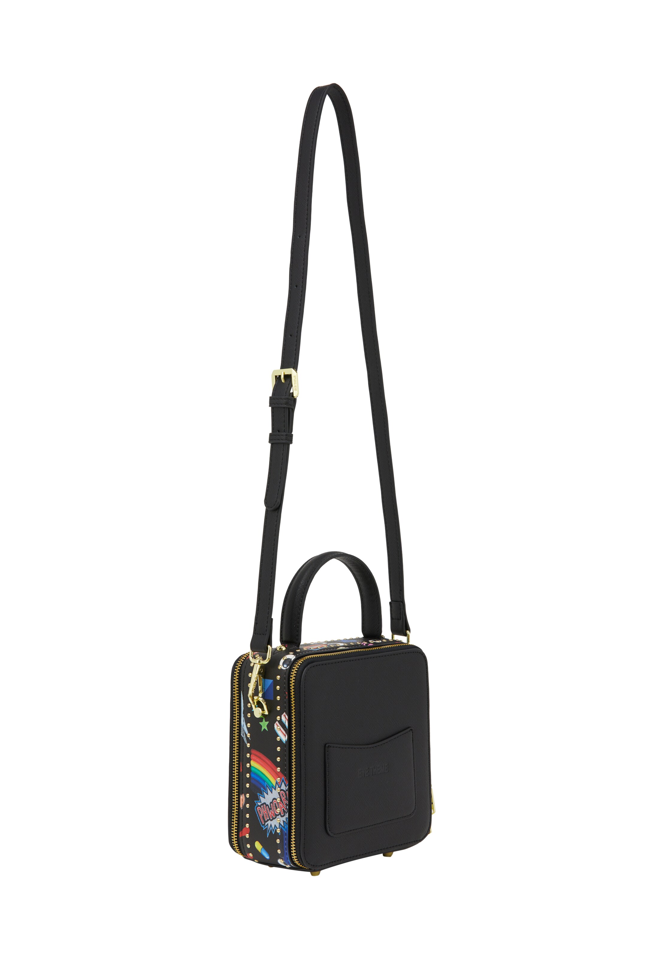 MYMO Handbag 'Pop Eyetheme' in Black