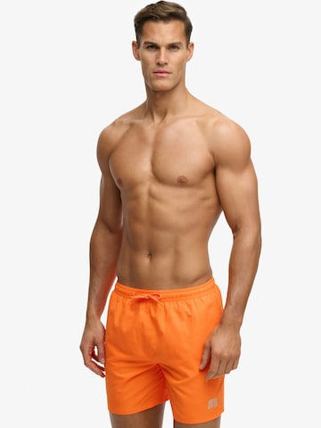 Superdry & Co Rövid fürdőnadrágok 'ESSENTIAL' - narancs