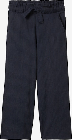 Loosefit Pantalon TOM TAILOR en bleu : devant