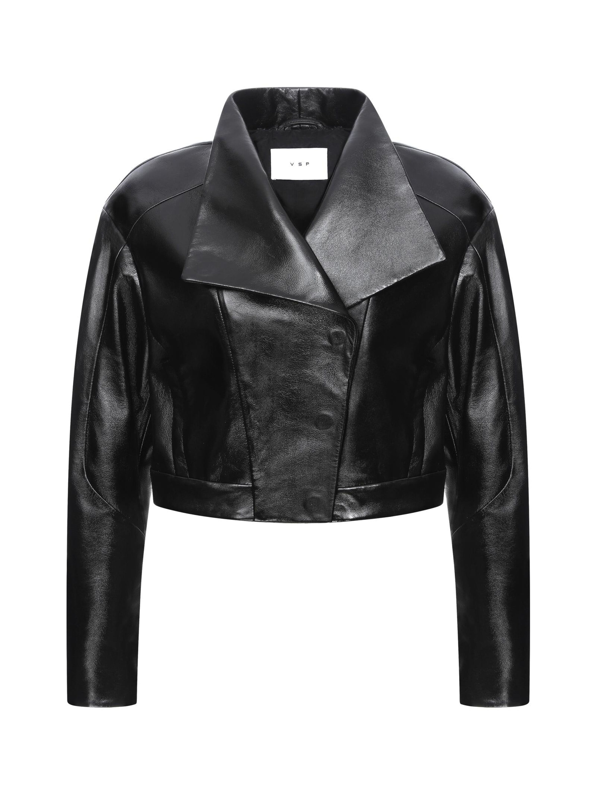 V S P Winterjacke 'Lise'‌‌ in Schwarz: Vorderseite