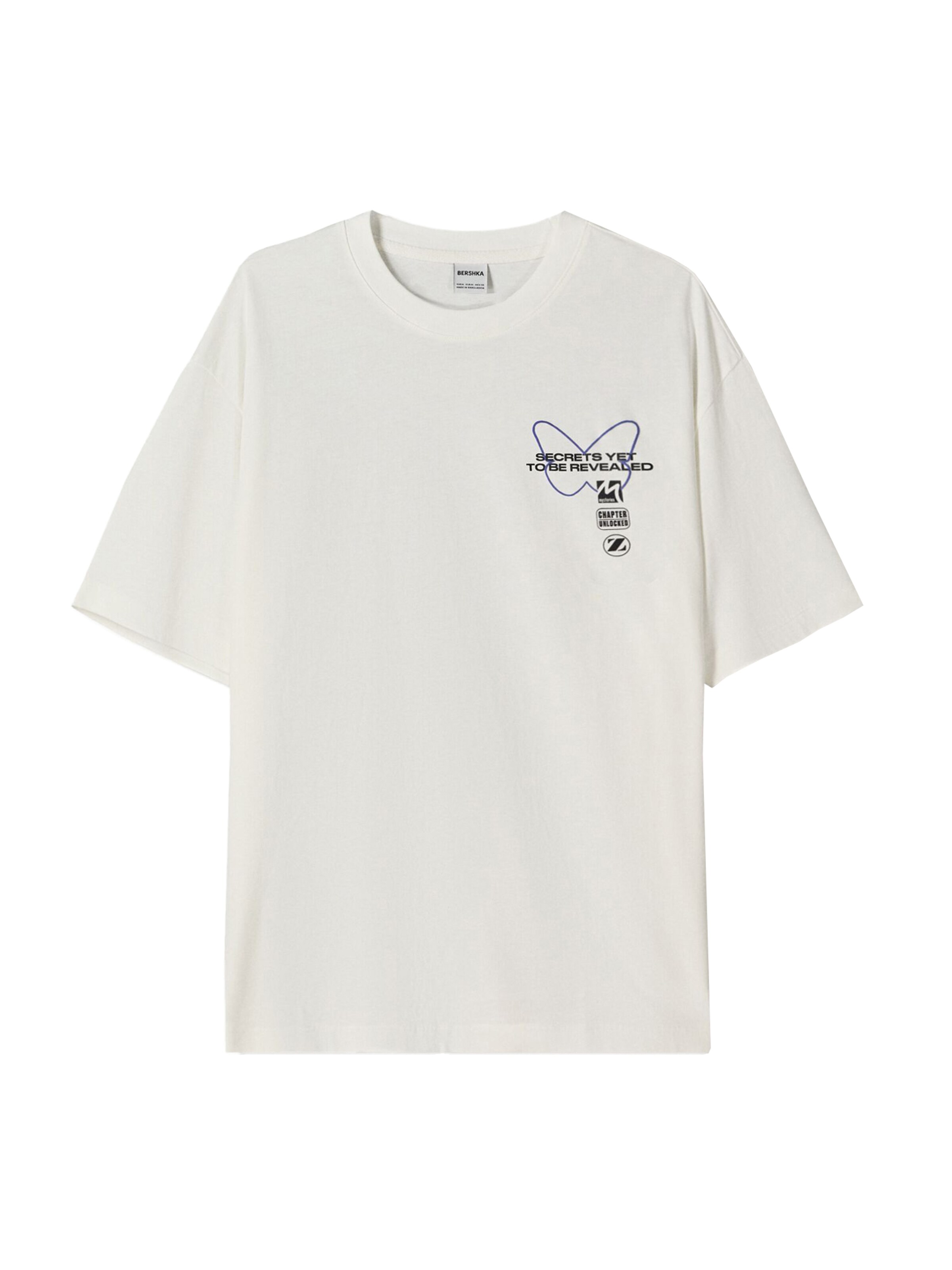 Bershka Shirt in White: front