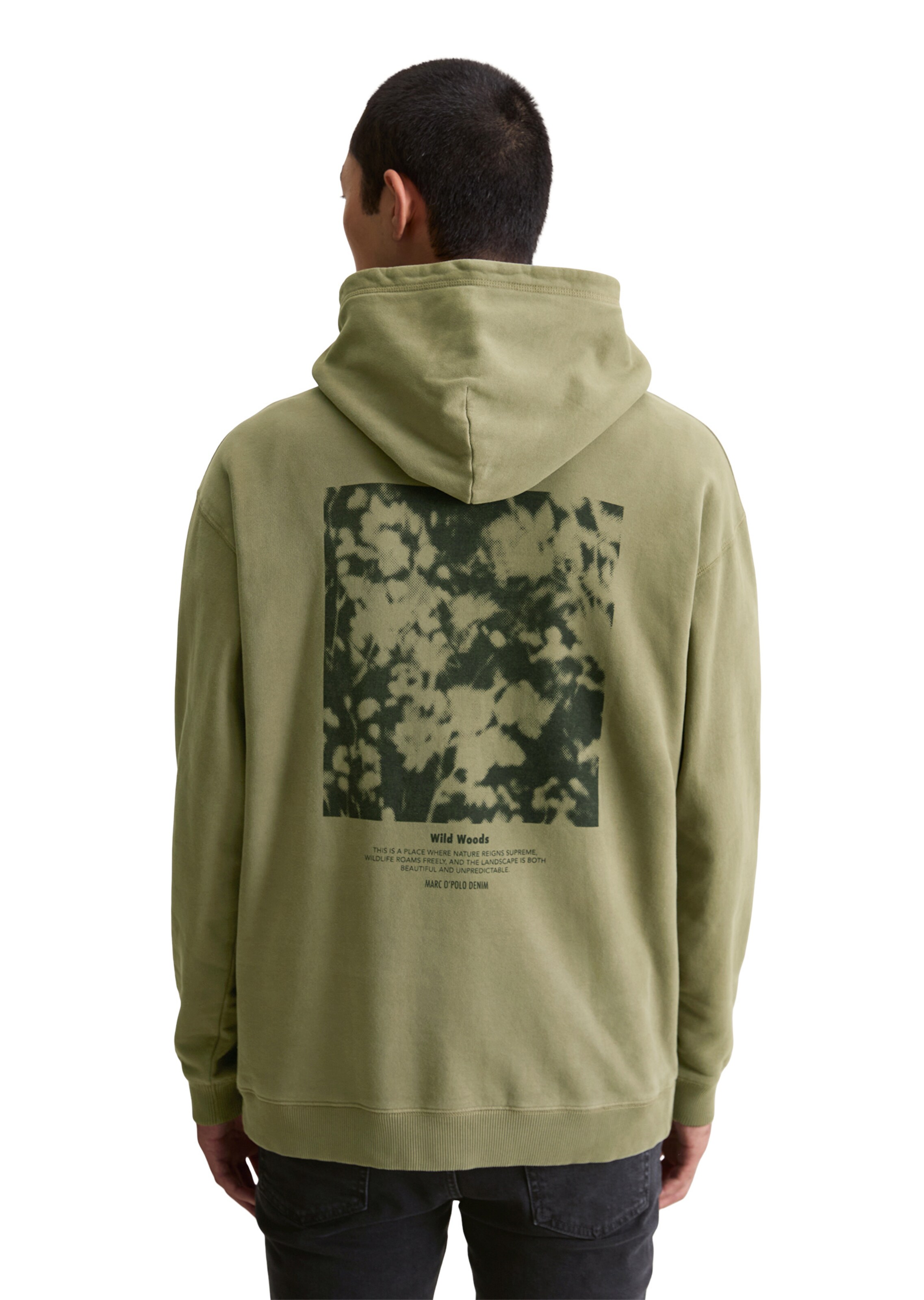 Marc O'Polo DENIM Hoodie in Grün