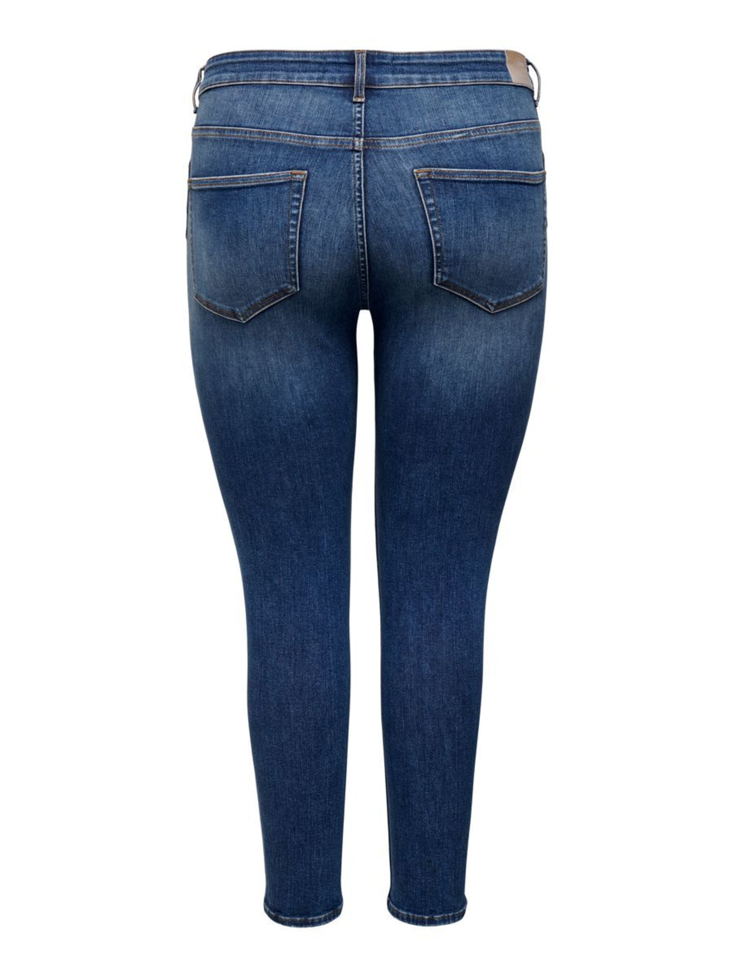 ONLY Carmakoma Skinny Jeans 'Bobbi Life ' in Blue