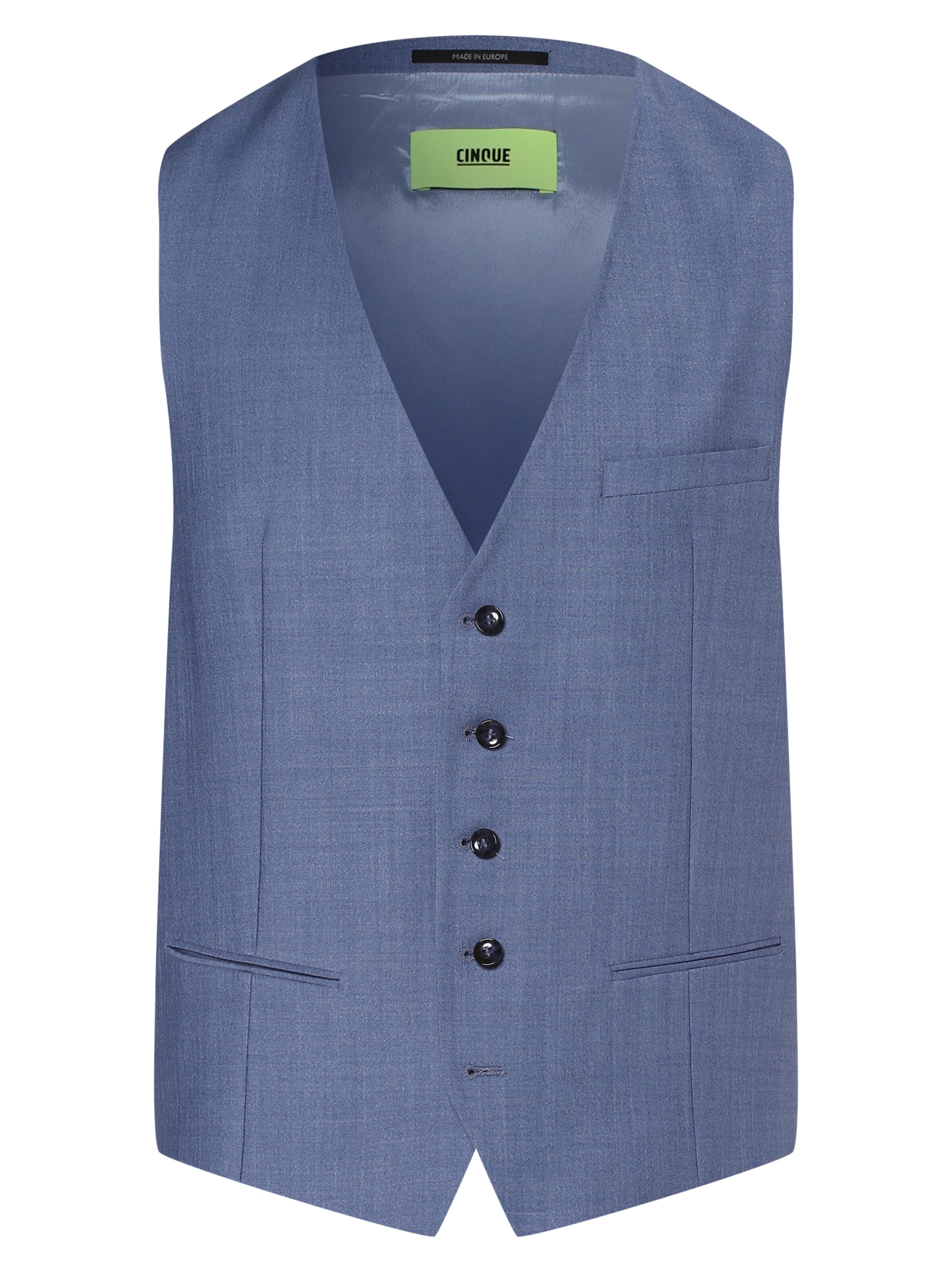 CINQUE Suit Vest in Blue: front