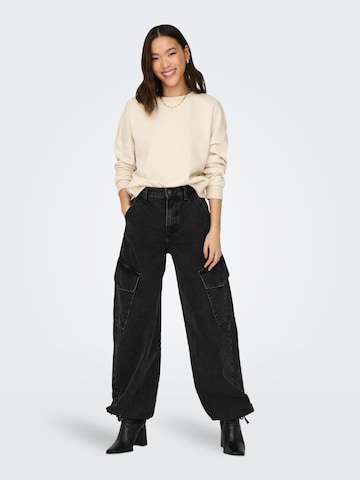 ONLY Tapered Cargo farmer 'Pernille' - fekete