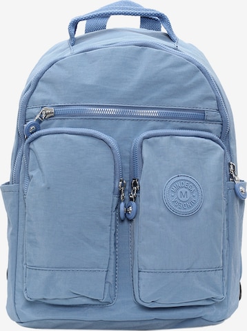 Rucsac de la Mindesa pe albastru: față