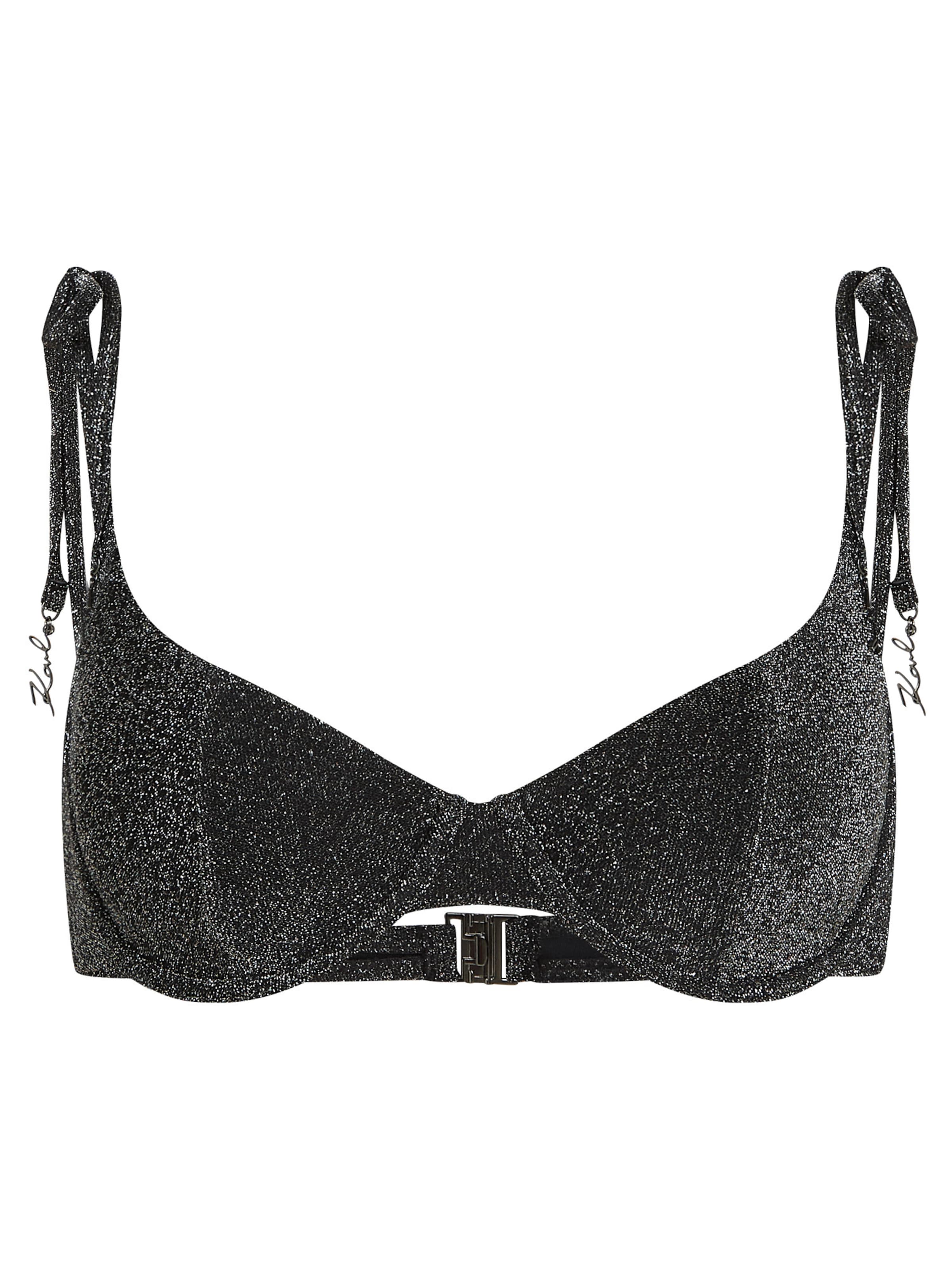 Karl Lagerfeld Horní díl plavek - černá, Produkt