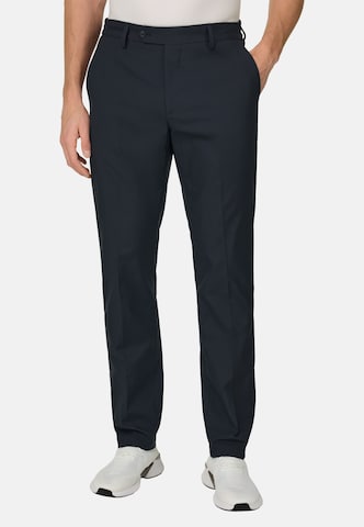 Coupe slim Pantalon Boggi Milano en bleu : devant