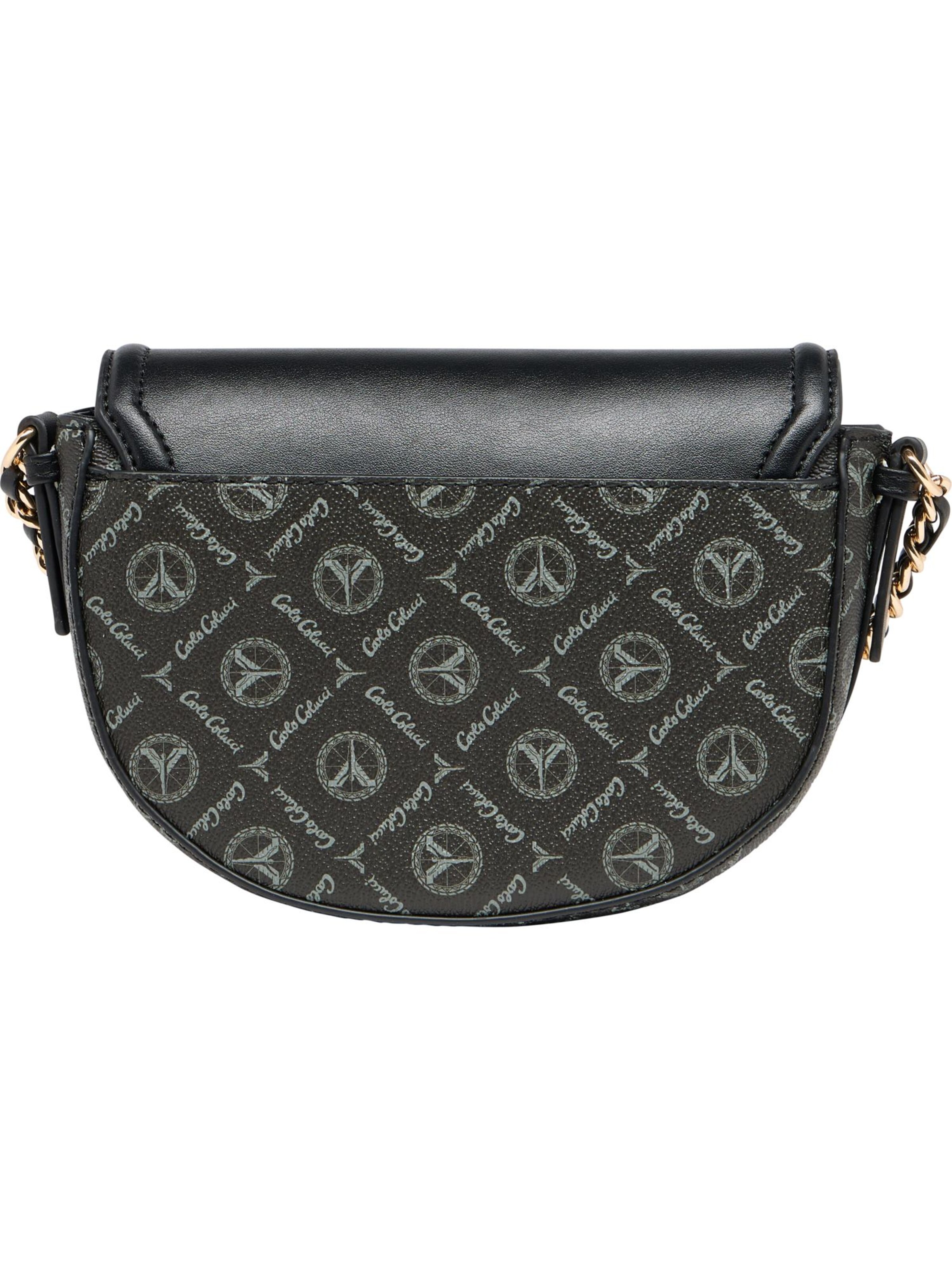 Sac bandoulière Carlo Colucci en noir