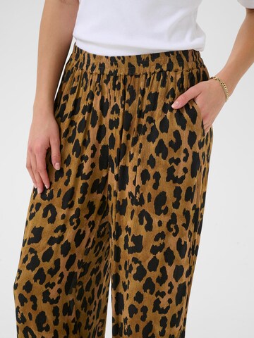 Largi Pantaloni 'Mille Amber' de la Kaffe pe maro