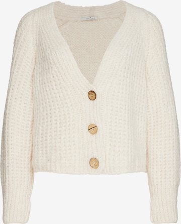 Decay Knit Cardigan in Beige: front