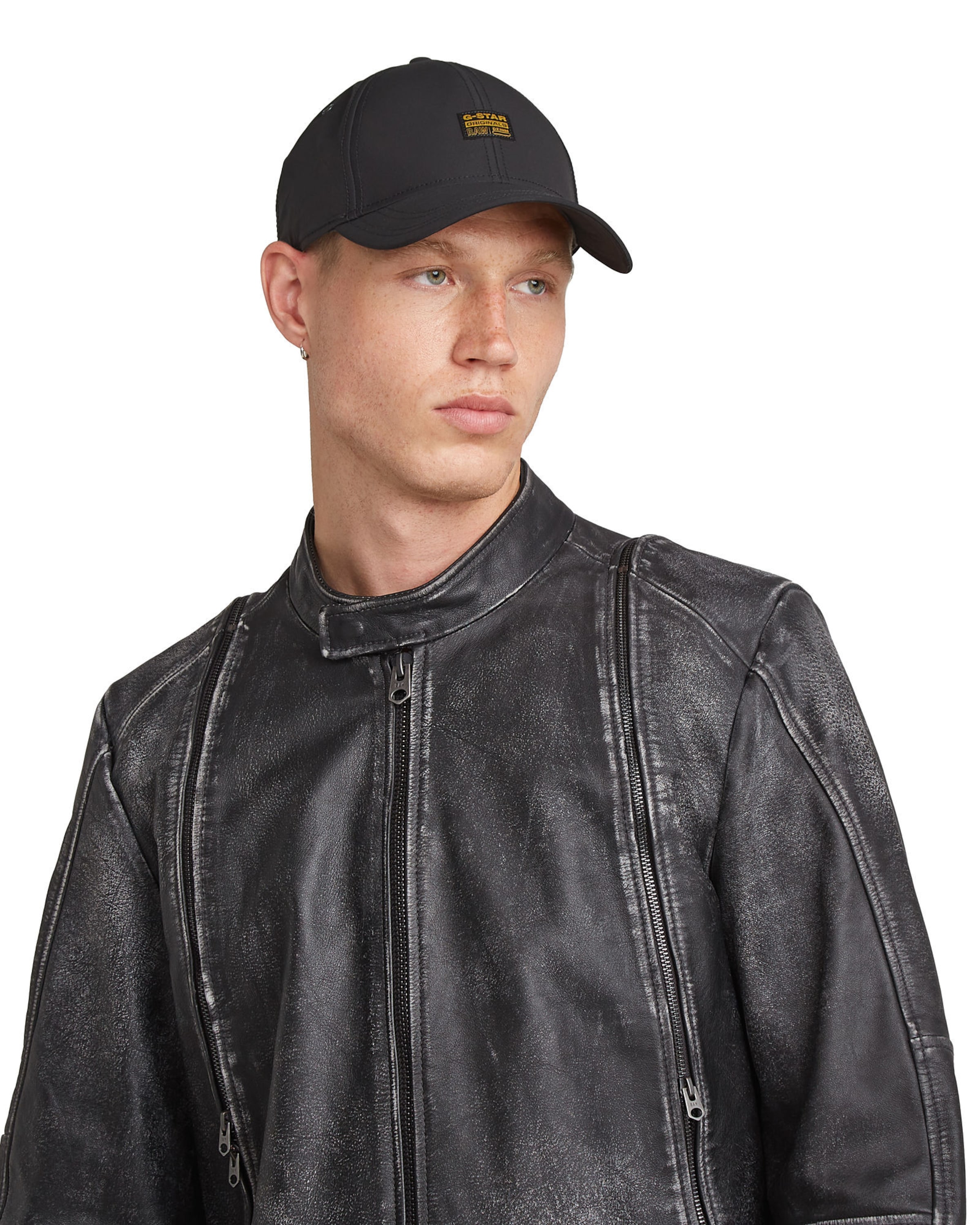 G-STAR Cap in Schwarz: Vorderseite