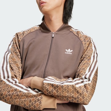 Veste de survêtement 'SSTR Classic' ADIDAS ORIGINALS en marron