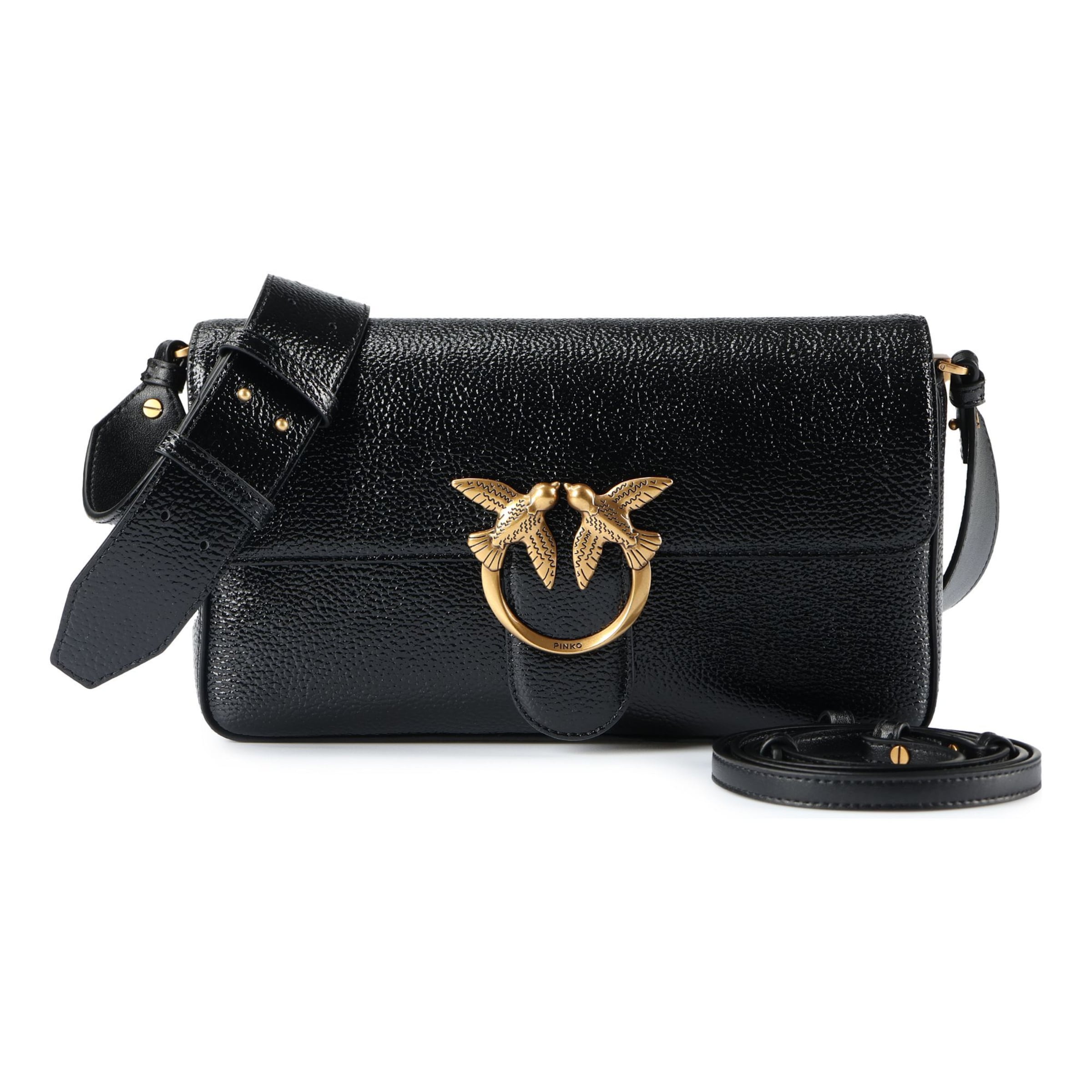 PINKO Schoudertas 'Love One' in Zwart: voorkant