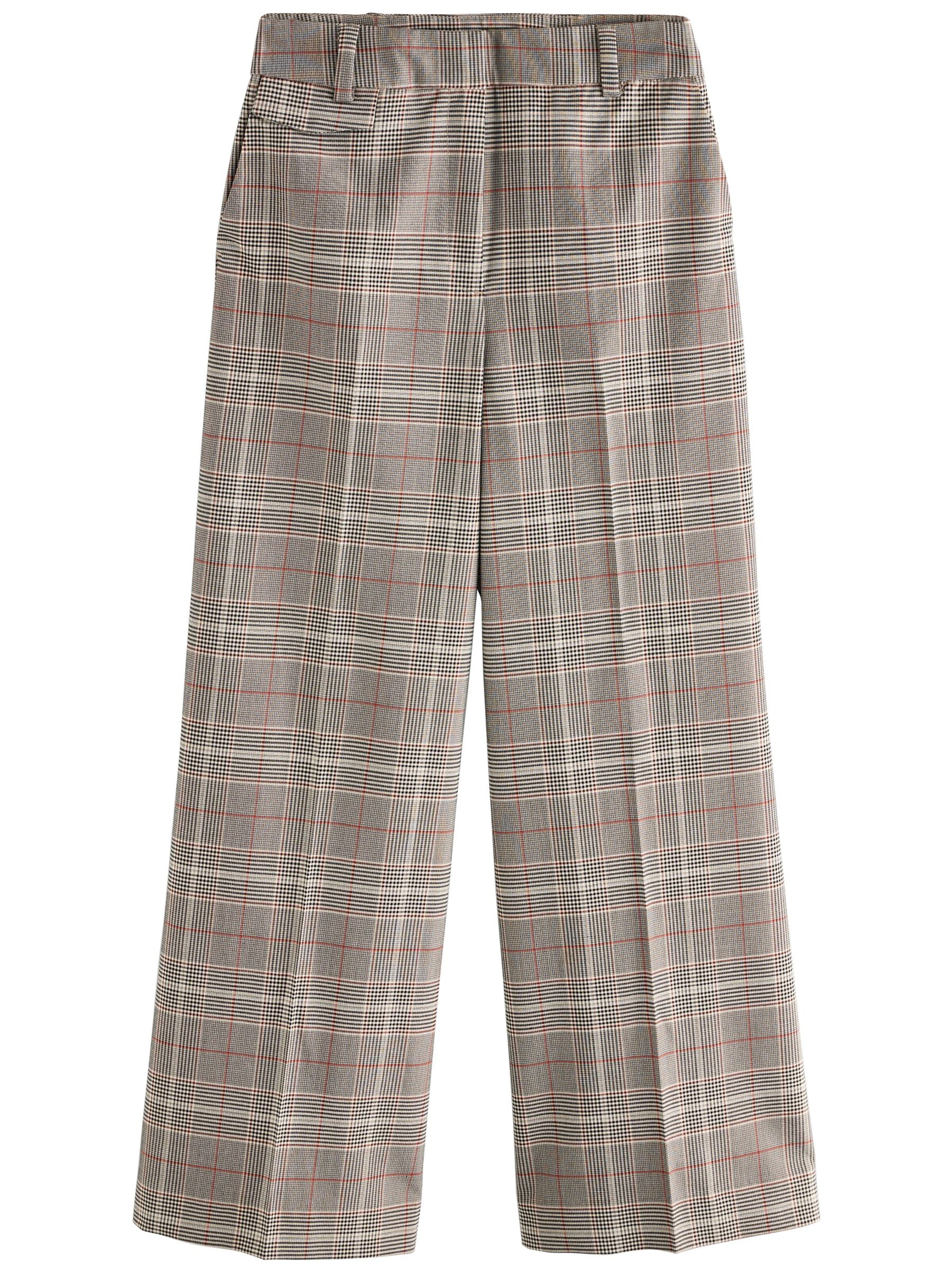 Next Široký strih Nohavice s pukmi - Hnedá: predná strana