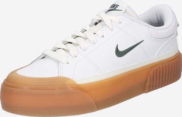 Sneaker bassa 'Court Legacy Lift' di Nike Sportswear in bianco: frontale