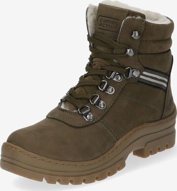 Bottines à lacets CAMEL ACTIVE en vert : devant