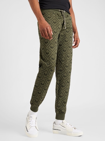 Tapered Pantaloni 'EGBERT' di 19V69 ITALIA in verde: frontale