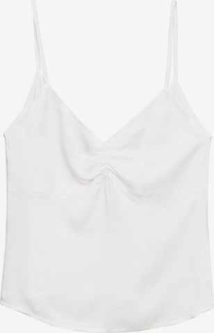 Haut 'ESLIPI' MANGO en blanc : devant