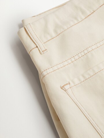 Wide Leg Jean MANGO en blanc