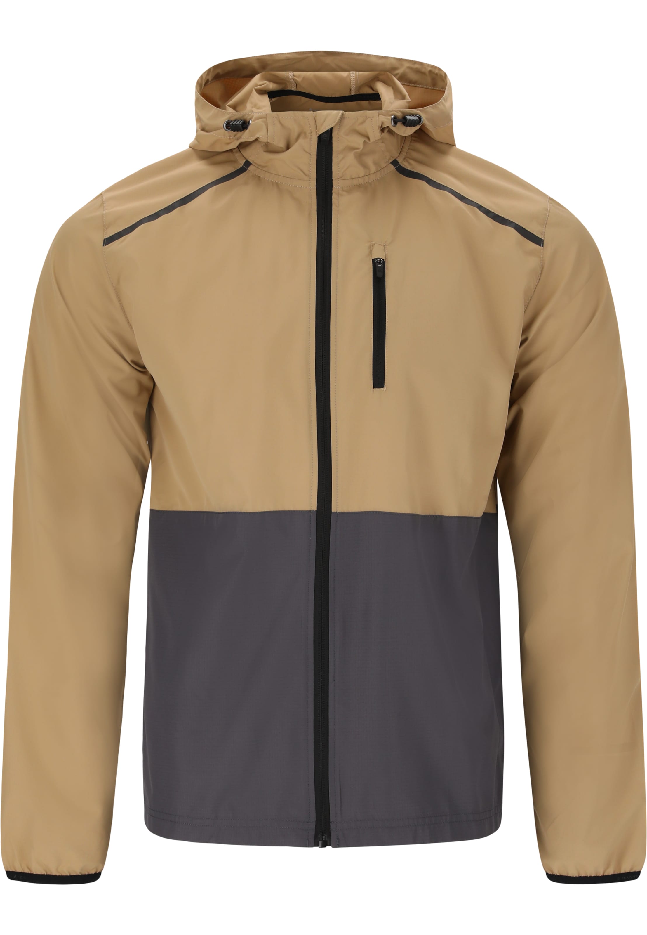 ENDURANCE Sportjacke 'Hugoee' in Braun: Vorderseite