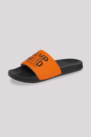 CAMP DAVID Pantolette in Orange: predná strana