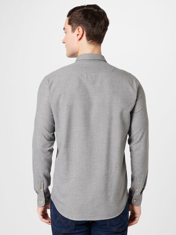 Slim fit Camicia 'Dean' di Kronstadt in grigio