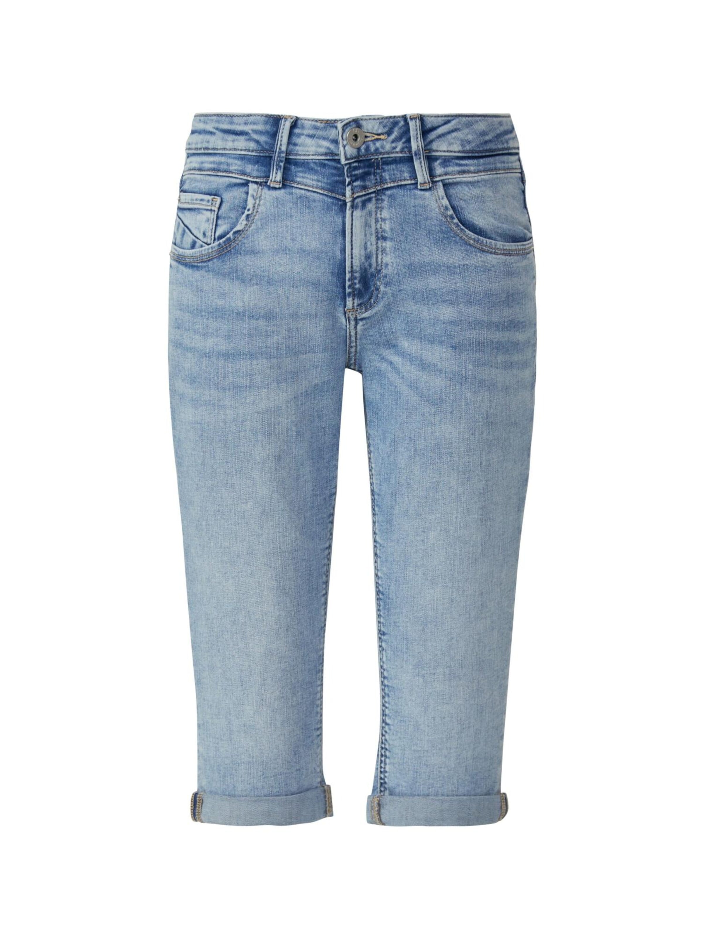 Regular Jean QS en bleu : devant