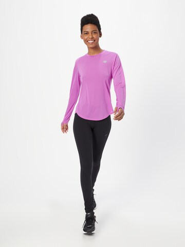 new balance - Camiseta funcional 'Accelerate' en lila