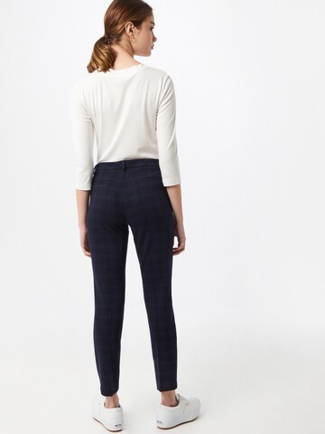 MORE & MORE Slimfit Hose 'Hedy' in Blau