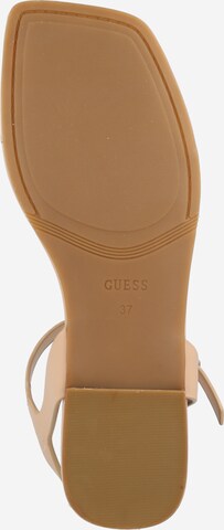 GUESS - Chinelos de dedo 'Sefora' em bege