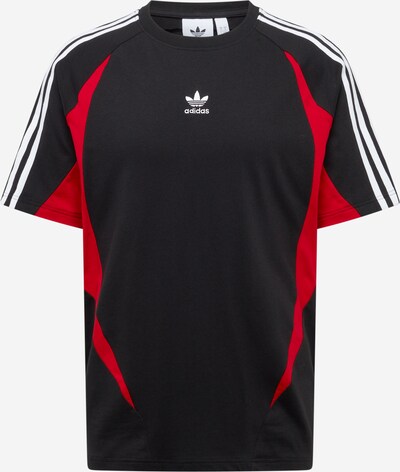 ADIDAS ORIGINALS T-Shirt 'Archive' in rot / schwarz / weiß, Produktansicht