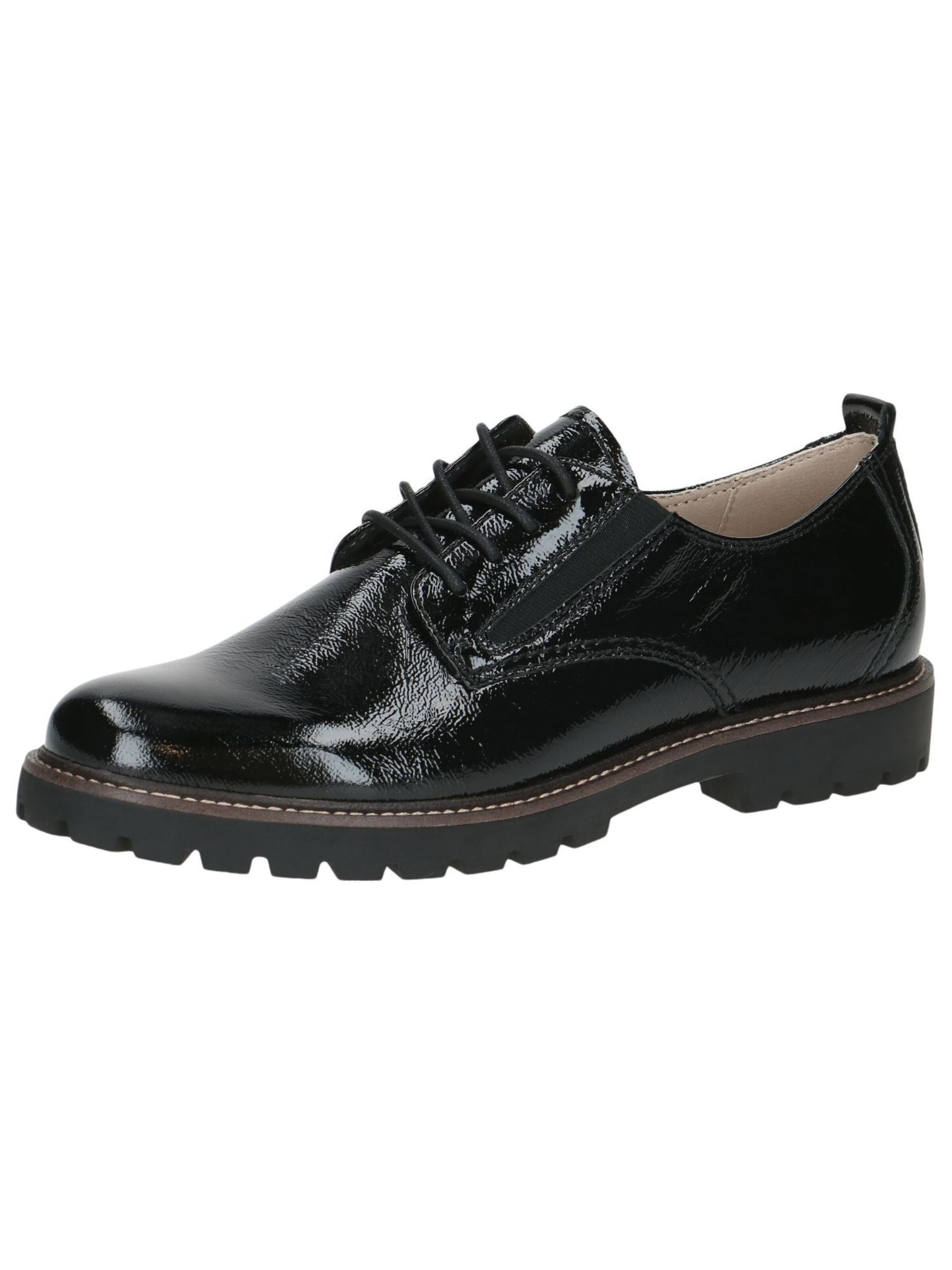 CAPRICE Schnürschuh in schwarz, Produktansicht