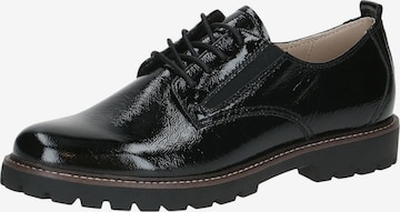CAPRICE Lace-up shoe in Black: front