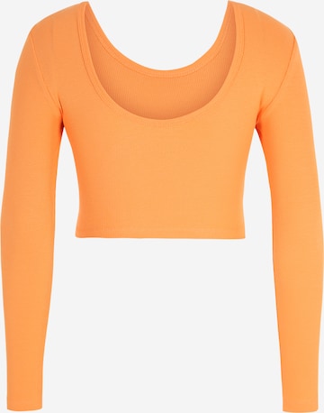 Only Petite T-shirt 'EASY' i orange